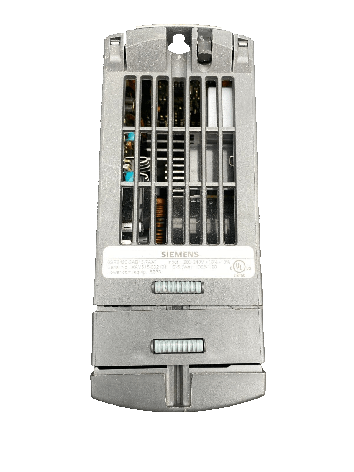 SIEMENS MICROMASTER 4 PROFIBUS MODULE 6SE6400 - 1PB00 - 0AA0 + 6SE6420 - 2AB13 - 7AA1 - KLR Automation