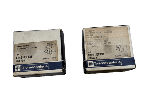 TELEMECANIQUE GK2 - CF08 025734 SECTIONNEUR DISJONCTEUR x1 - KLR Automation