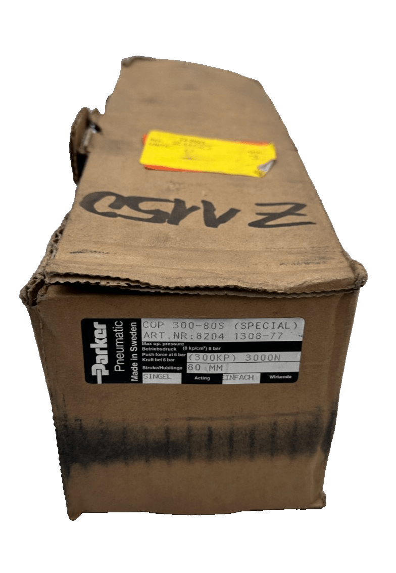 PARKER PNEUMATIC C0P 300 - 80S (SPECIAL) 8204 1308 - 77 300KP 3000N 80mm new - KLR Automation