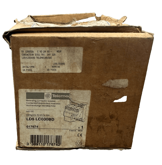 TELEMECANIQUE LD5 LC030BD CONTACTEUR DISJONCTEUR INVERSEUR INTEGRAL 32 017674 - KLR Automation
