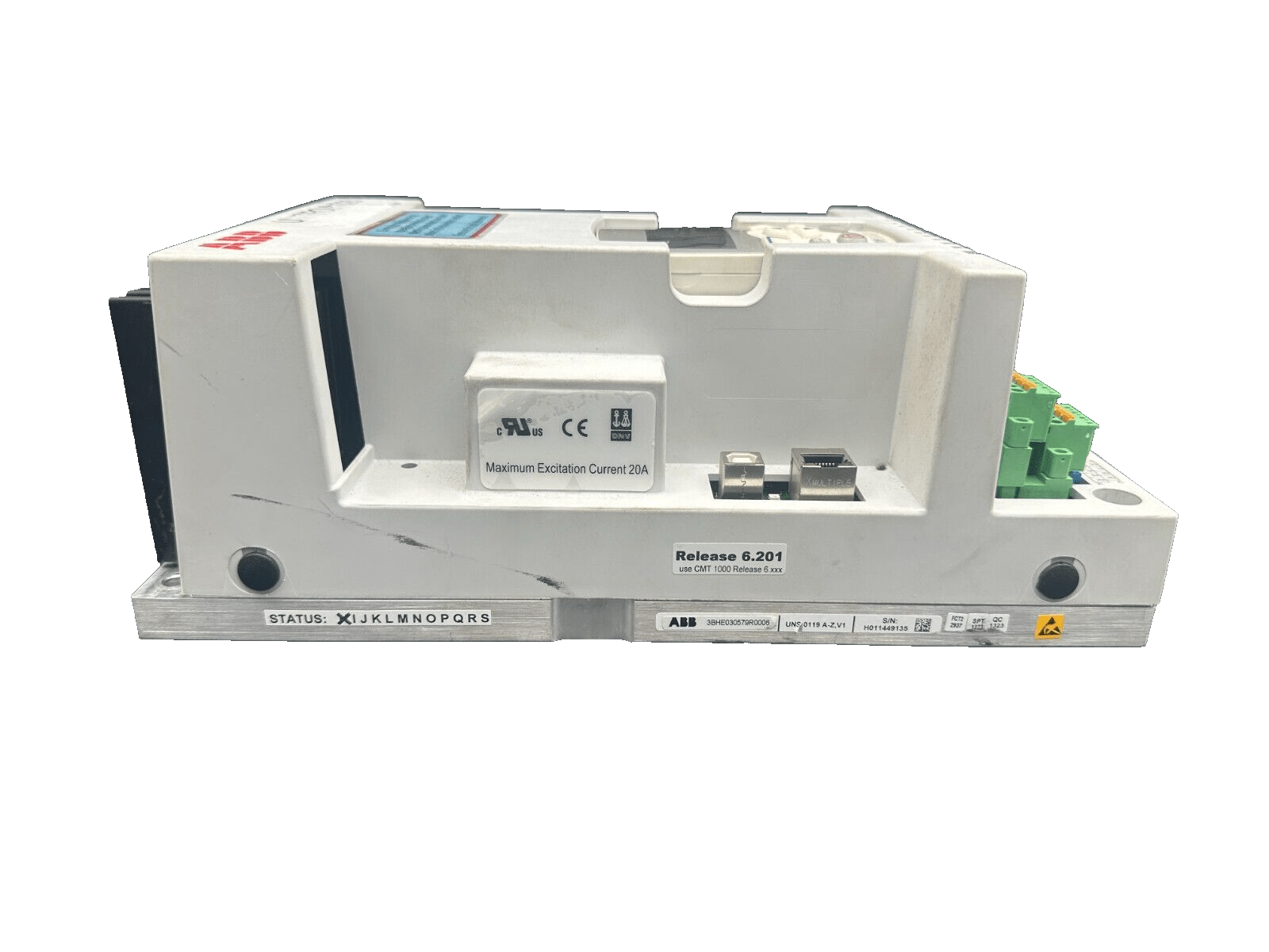 ABB 3BHE030579R0006 UNITROL 1020 UNS 0119 voir photos - KLR Automation