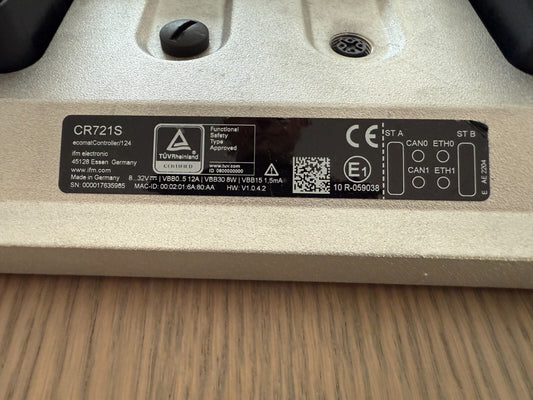 CR721S ecomatController/124 ifm electronic x 1pc - KLR Automation