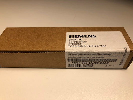 1 X Siemens Simatic 6ES7 392 - 1AJ00 - 0AA0 Siemens Connector Stecker - KLR Automation