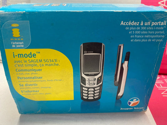Sagem SG343i Mobile Phone Old Stock Rare collectors Mobile Phone Cell - KLR Automation