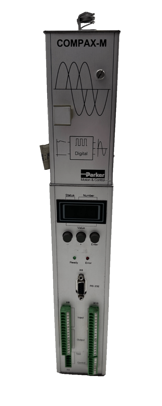 PARKER COMPAX P100M 080065 0011 951 - 100500 AC SERVO DRIVE - KLR Automation