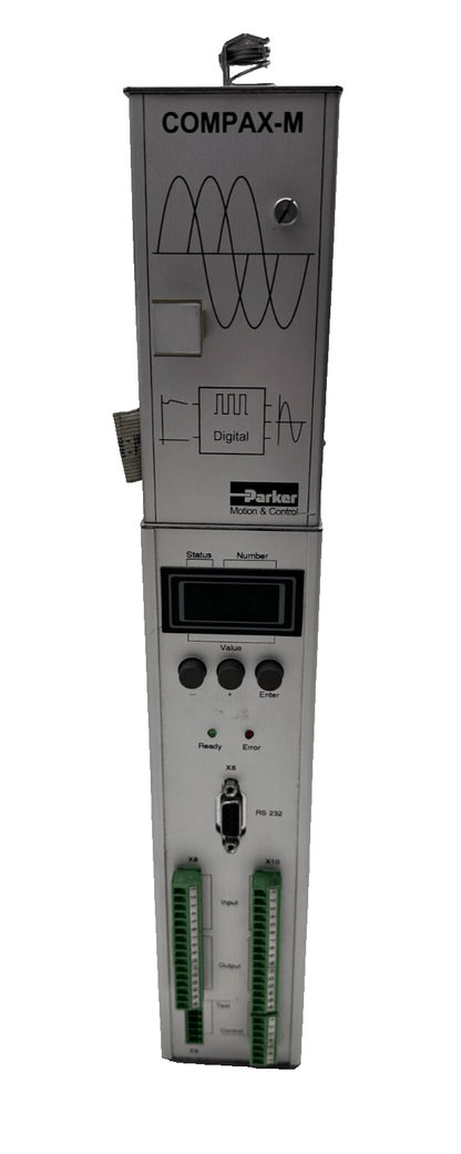 PARKER COMPAX P100M 080065 0011 951 - 100500 AC SERVO DRIVE - KLR Automation