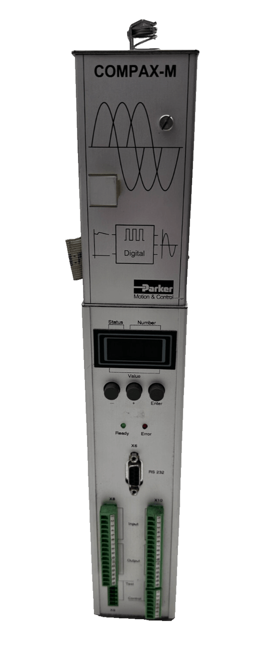PARKER COMPAX P100M 080065 0011 951 - 100500 AC SERVO DRIVE - KLR Automation