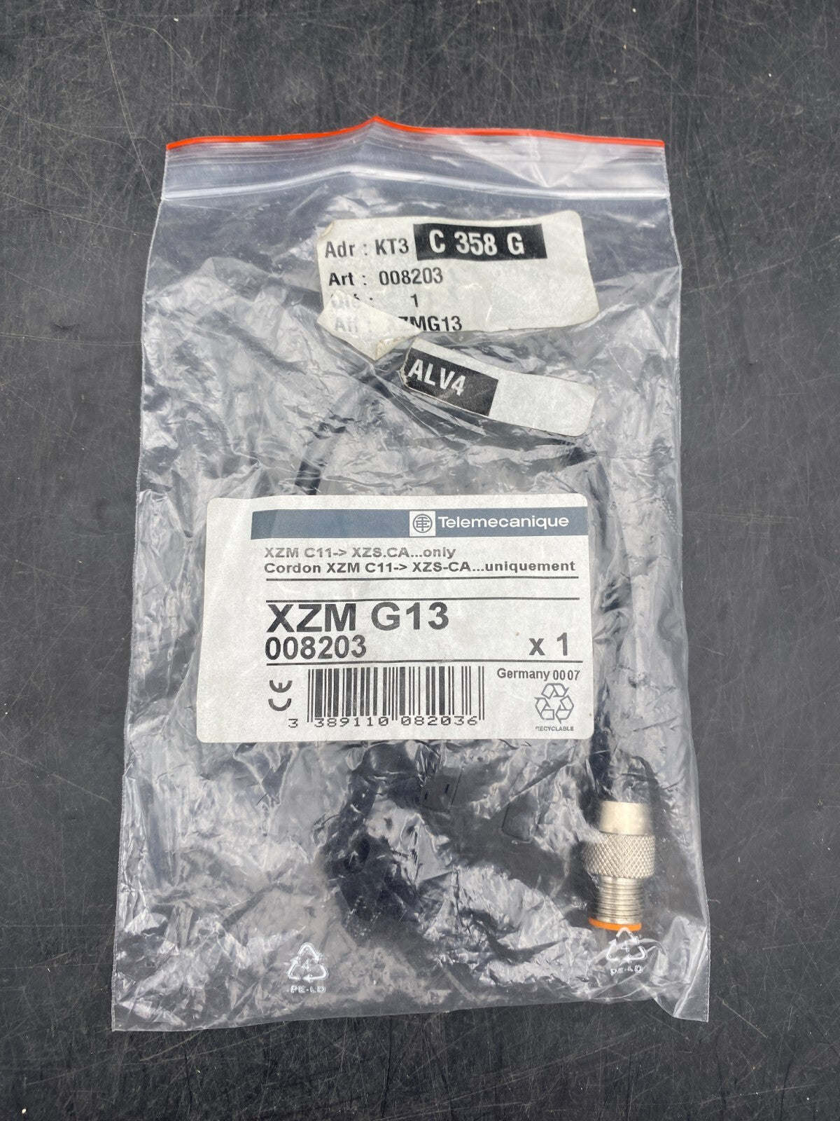 TELEMECANIQUE XZM G13 CORDON XZM C11 XZS-CA