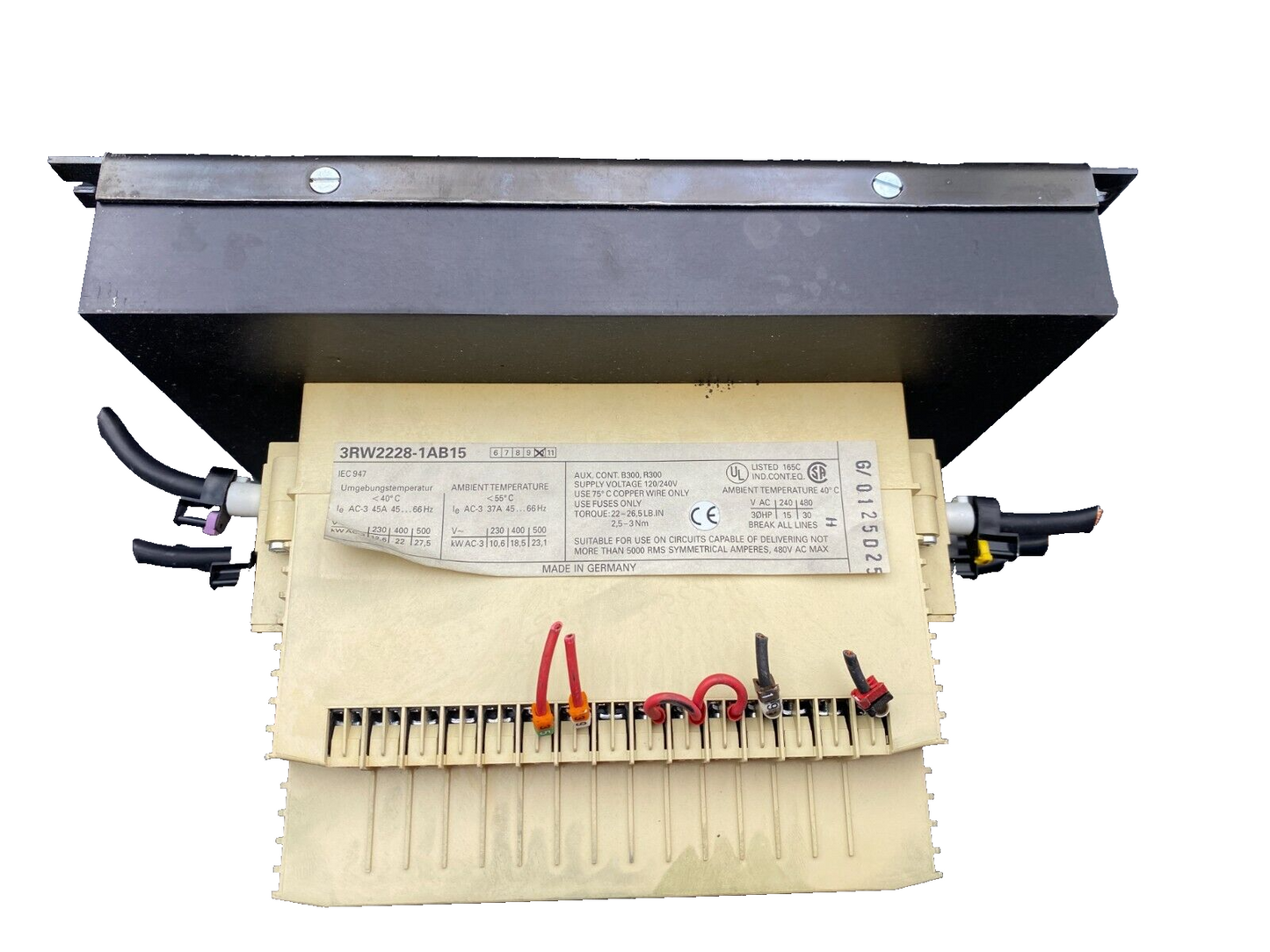SIEMENS SIKOSTART 3RW22 3RW2228-1AB15 DEMARREUR PROGRESSIF