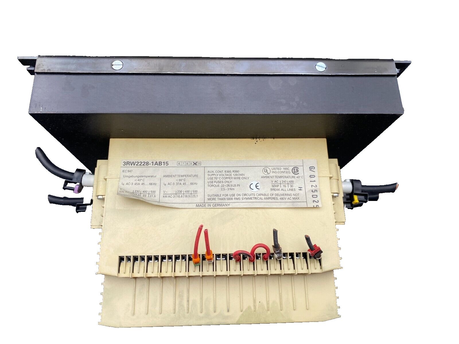 SIEMENS SIKOSTART 3RW22 3RW2228-1AB15 DEMARREUR PROGRESSIF