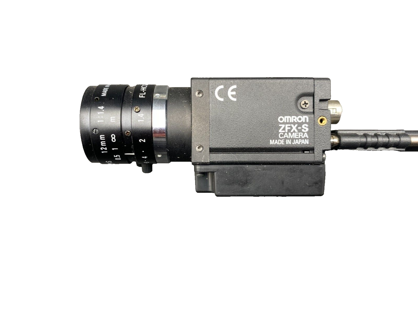 OMRON ZFX-S CAMERA +RICOH FL-HC1214-2M + ZFX-XPT2A RS-232C CABLE