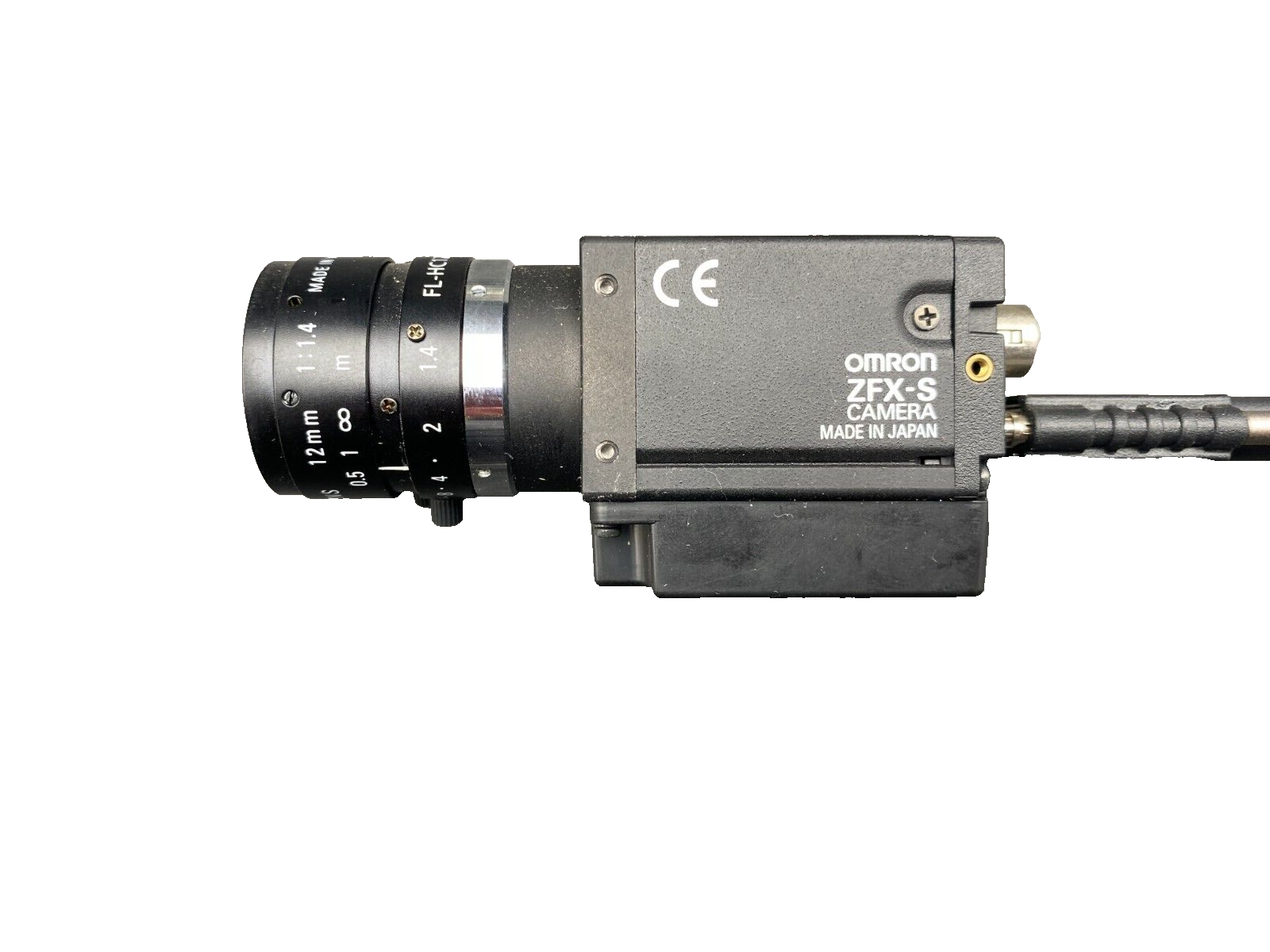 OMRON ZFX-S CAMERA +RICOH FL-HC1214-2M + ZFX-XPT2A RS-232C CABLE