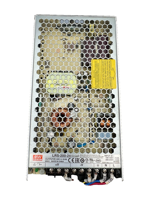MEAN WELL LRS-200-24 POWER SUPPLY 24V 8.8A x5pc
