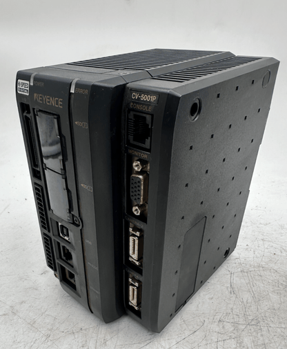 KEYENCE CV - 5001P + CA - DC21E + TELECOMMANDE + CAMERA CV - 035M CCD HI - SPEED - KLR Automation