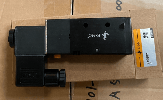 EMC RV5221 - 08E4 Z19902 SOLENNOID SIMPLE RV 5/2 + XHD - V2 - E1 Z19421 BOBINE x2pc - KLR Automation