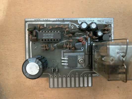 SHOEI KIKAI Circuit board card Auto-Stop 7801C  OK