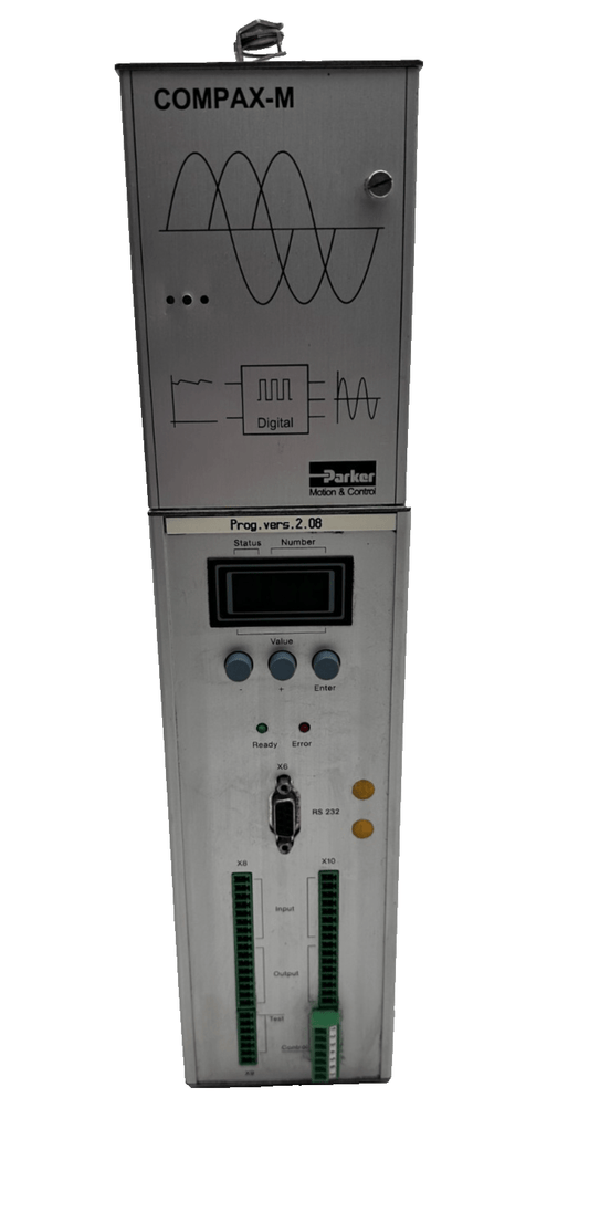 PARKER DANFOSS COMPAX 0500 - M SC 400/AS44/D1/F3 951 - 100200 AC SERVO DRIVE - KLR Automation