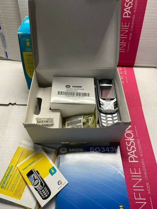 Sagem SG343i Mobile Phone Old Stock Rare collectors Mobile Phone Cell - KLR Automation