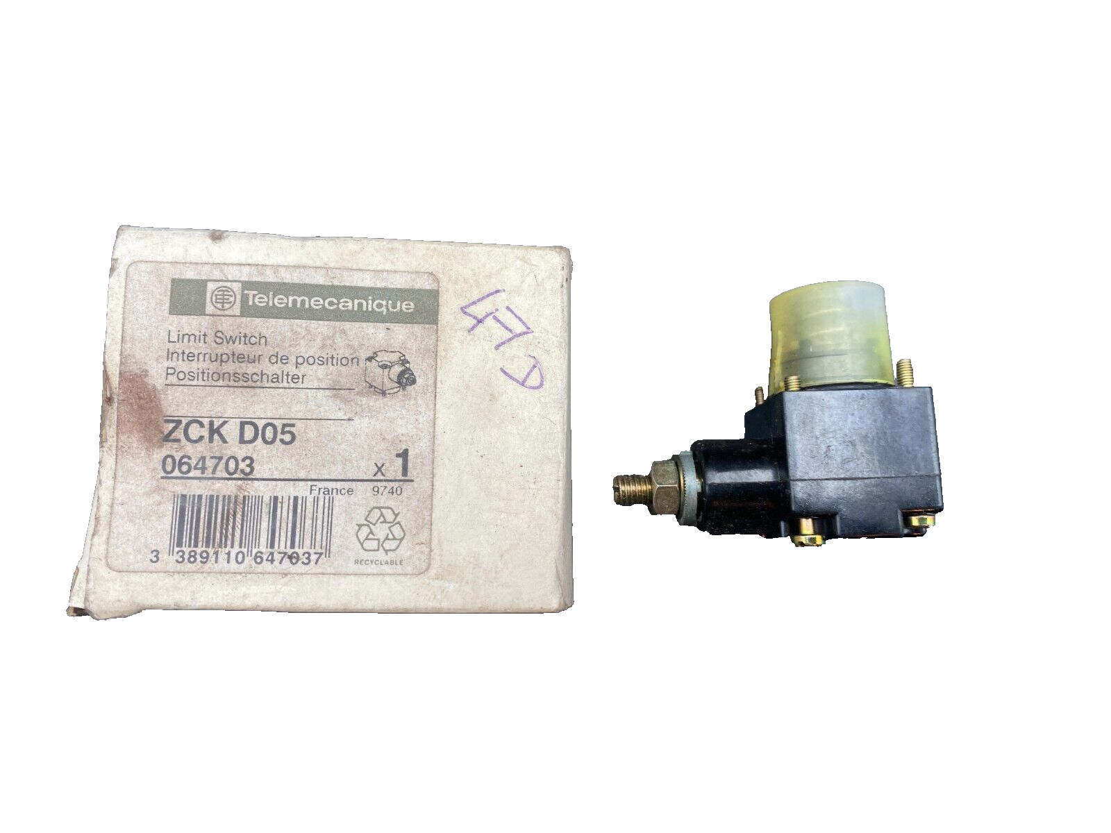 TELEMECANIQUE ZCKD02 + ZCKD05 + ZCKD10 INTERRUPTEUR DE POSITION