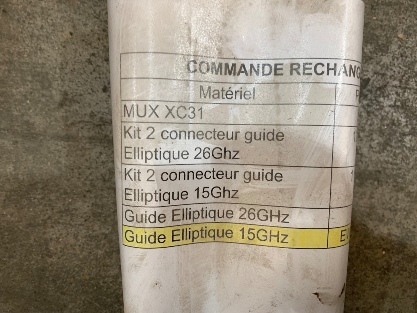 EWP132 - 144 HELIAX Premium Elliptical Waveguide 14.4 - 15.35 GHz ANDREW *see photo - KLR Automation