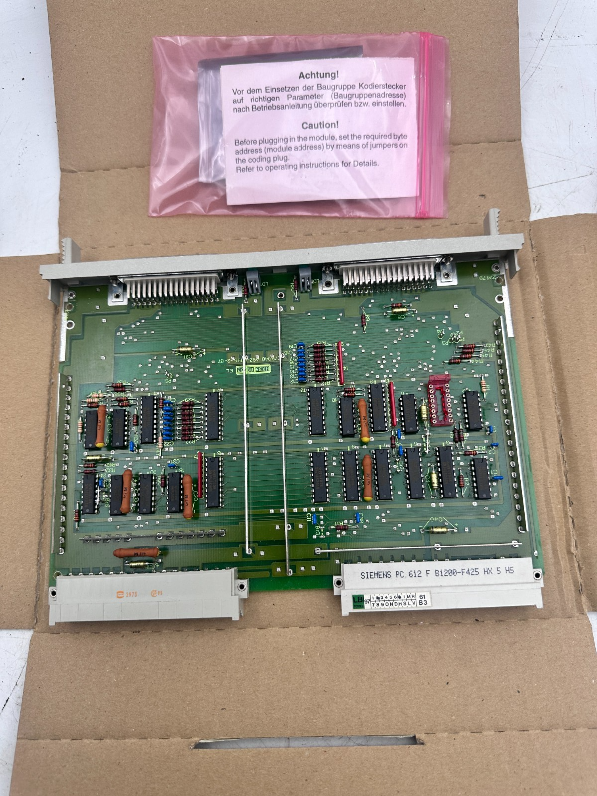 SIEMENS 6ES5300-5AA12 SIMATIC S5 ROBUST EG ANSCH