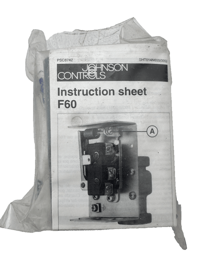 JOHNSON CONTROLS F60L - 9101 15A 220V M767600 LIQUID FLOW SWITCH - KLR Automation