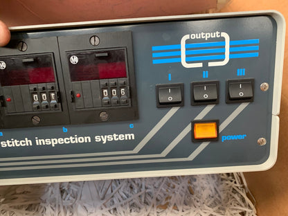 * Hohner Stitch inspection system Machine module Stitching 20420