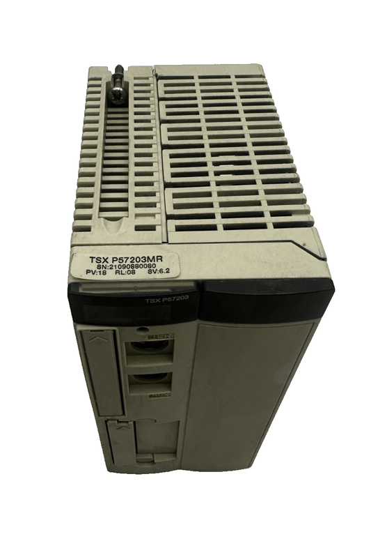 SCHNEIDER ELECTRIC TSXP57203MR STD EXCH 572X3 PL7 PROCESSOR PV:18 RL:08 SV:6.2 - KLR Automation