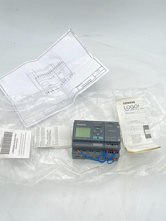 SIEMENS LOGO! 24RC 6ED1 055-1HBO0-OBAO + 6ED1 052-1HB00-0BA4 DM8 24R