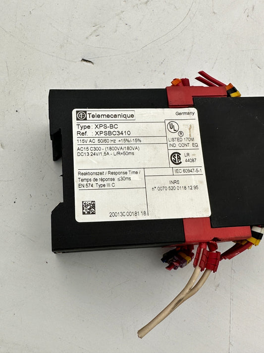 TELEMECANIQUE XPSBC3410 115V AC 50/60 Hz 200130 00181 18
