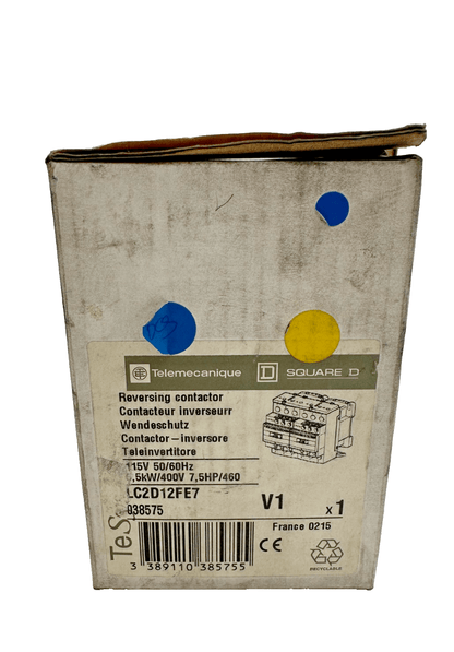 TELEMECANIQUE LC2D12FE7 REVERSING CONTACTOR 5.5kW 7.5HP 115V x1pc - KLR Automation
