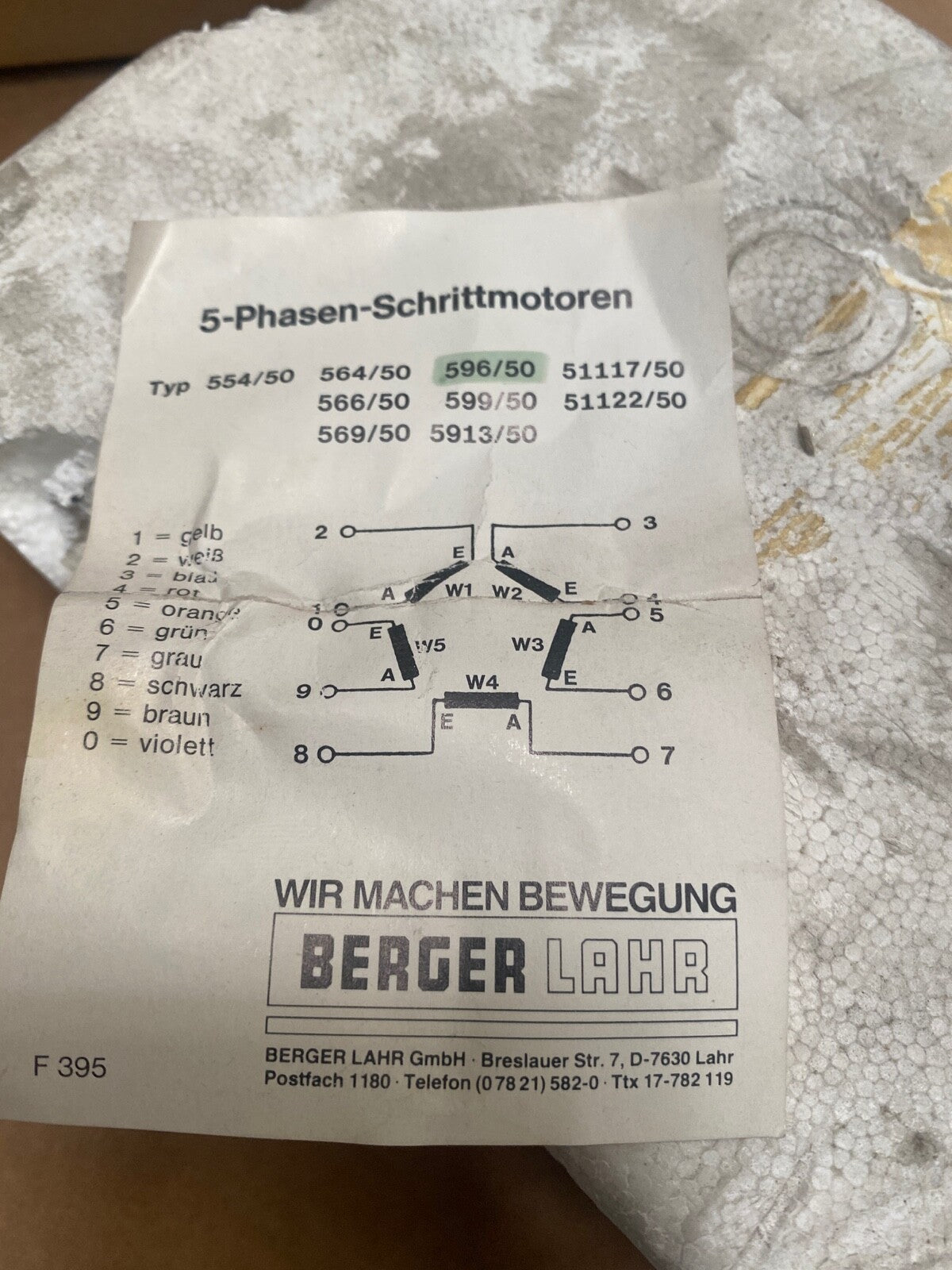 BERGER LAHR 596/50 - KLR Automation