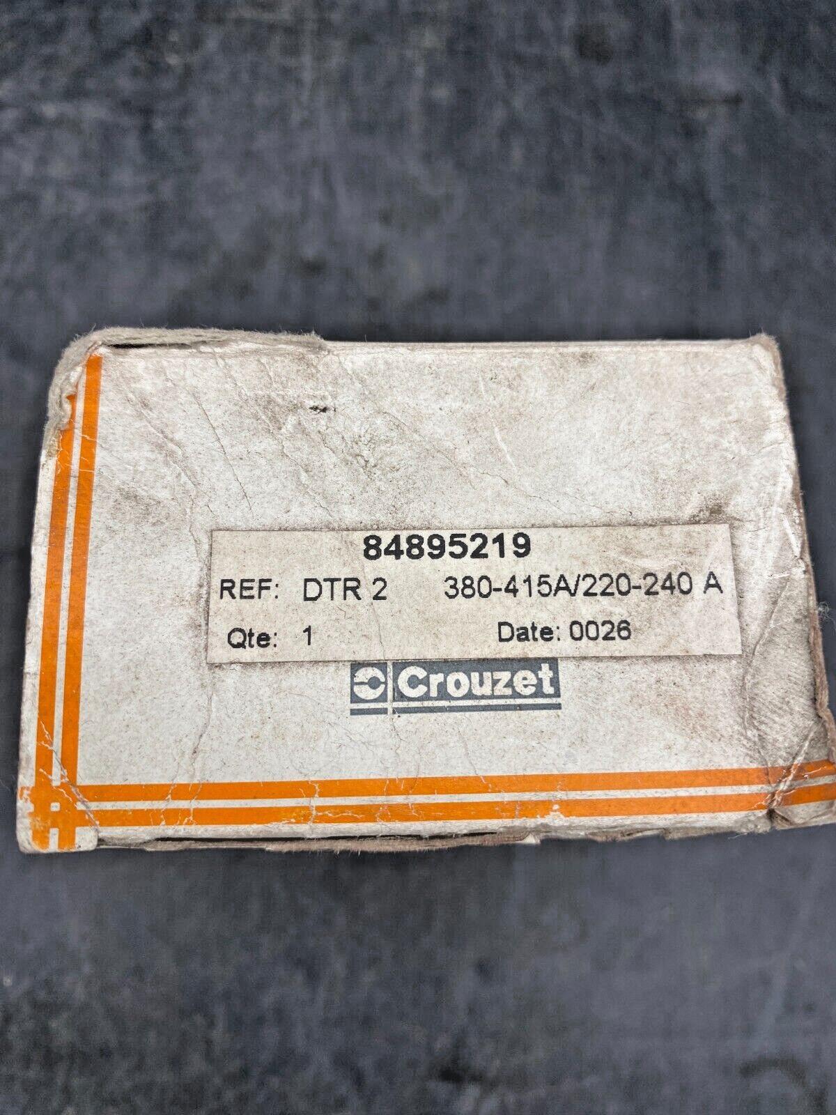 CROUZET SYRELEC DTR 2 5YX110 84895219 RELAIS COS PHI POWER FACTOR RELAY