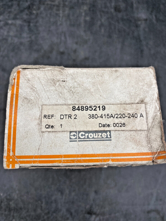 CROUZET SYRELEC DTR 2 5YX110 84895219 RELAIS COS PHI POWER FACTOR RELAY