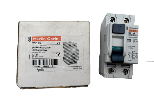 MERLIN GERIN 23315 INTERRUPTEUR DIFFERENTIEL MULTI 9 ID SI x2pc - KLR Automation