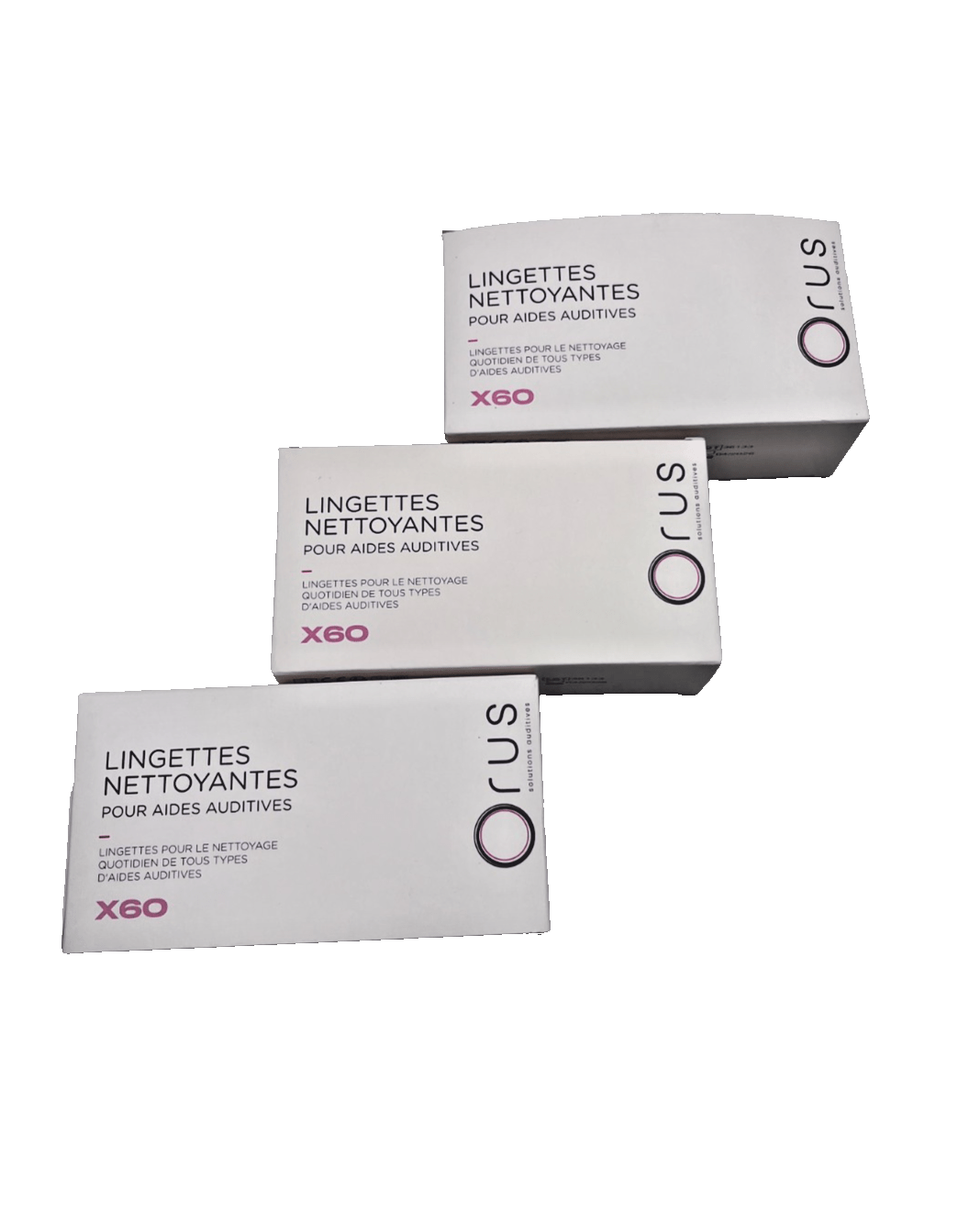 ORUS LINGETTES NETTOIYANTES POUR AIDES AUDITIVES x3 - KLR Automation