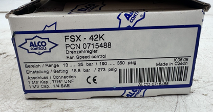 ALCO CONTROLS FSX-42K PCN 0715488 + DANFOSS ACB-2UB624W 061F7624