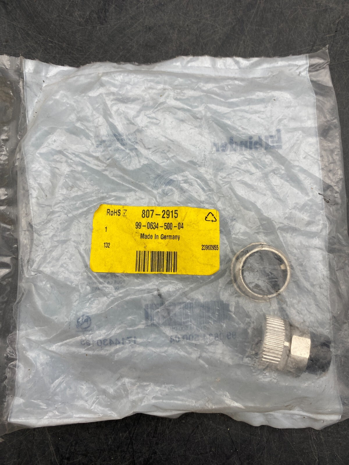 LOT DE 3 BINDER 99063450004 CONNECTEUR CIRCULAIRE