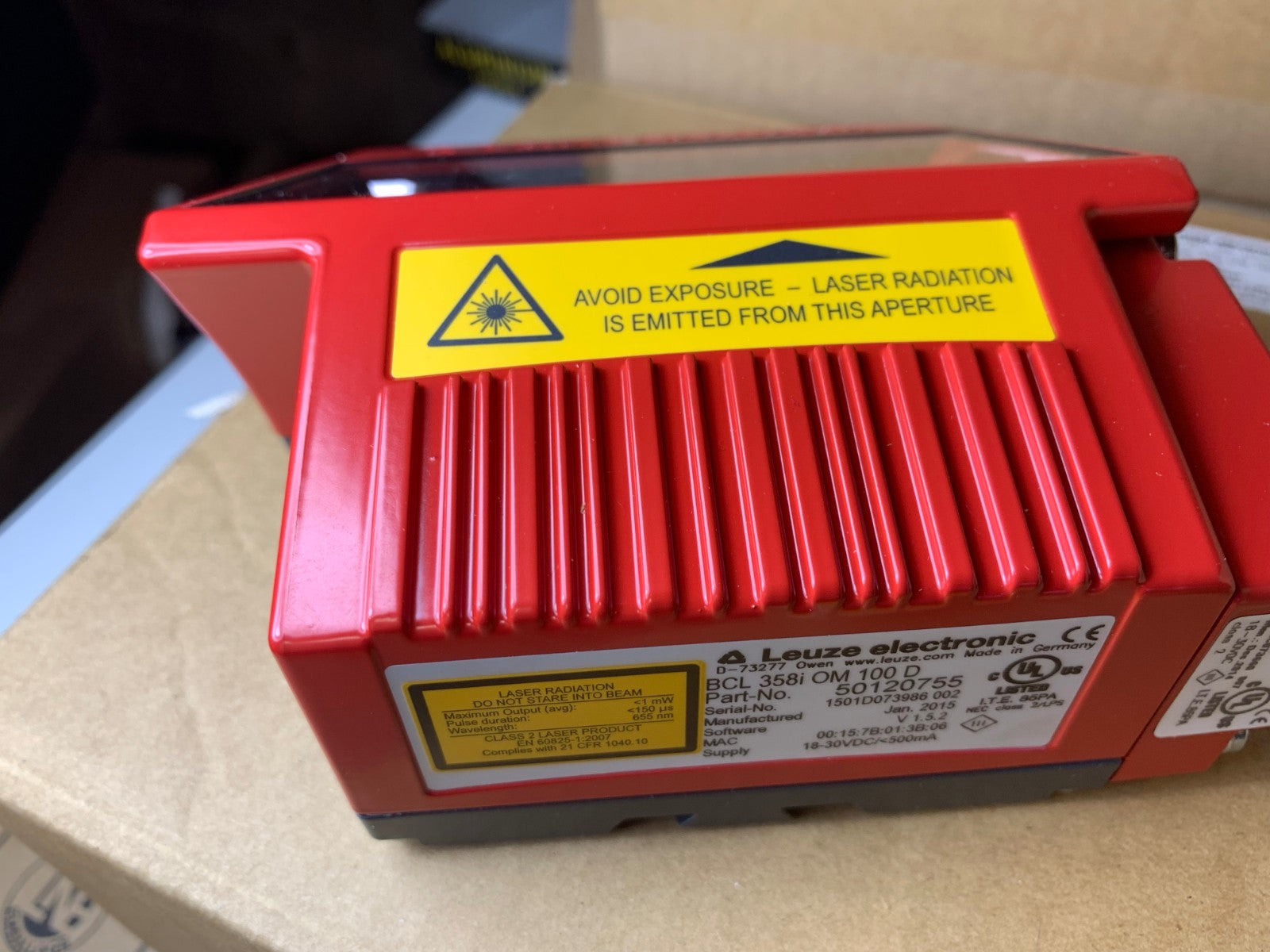 50120755 | Leuze Electronic | BCL 358i OM 100 D Stationary bar code reader 