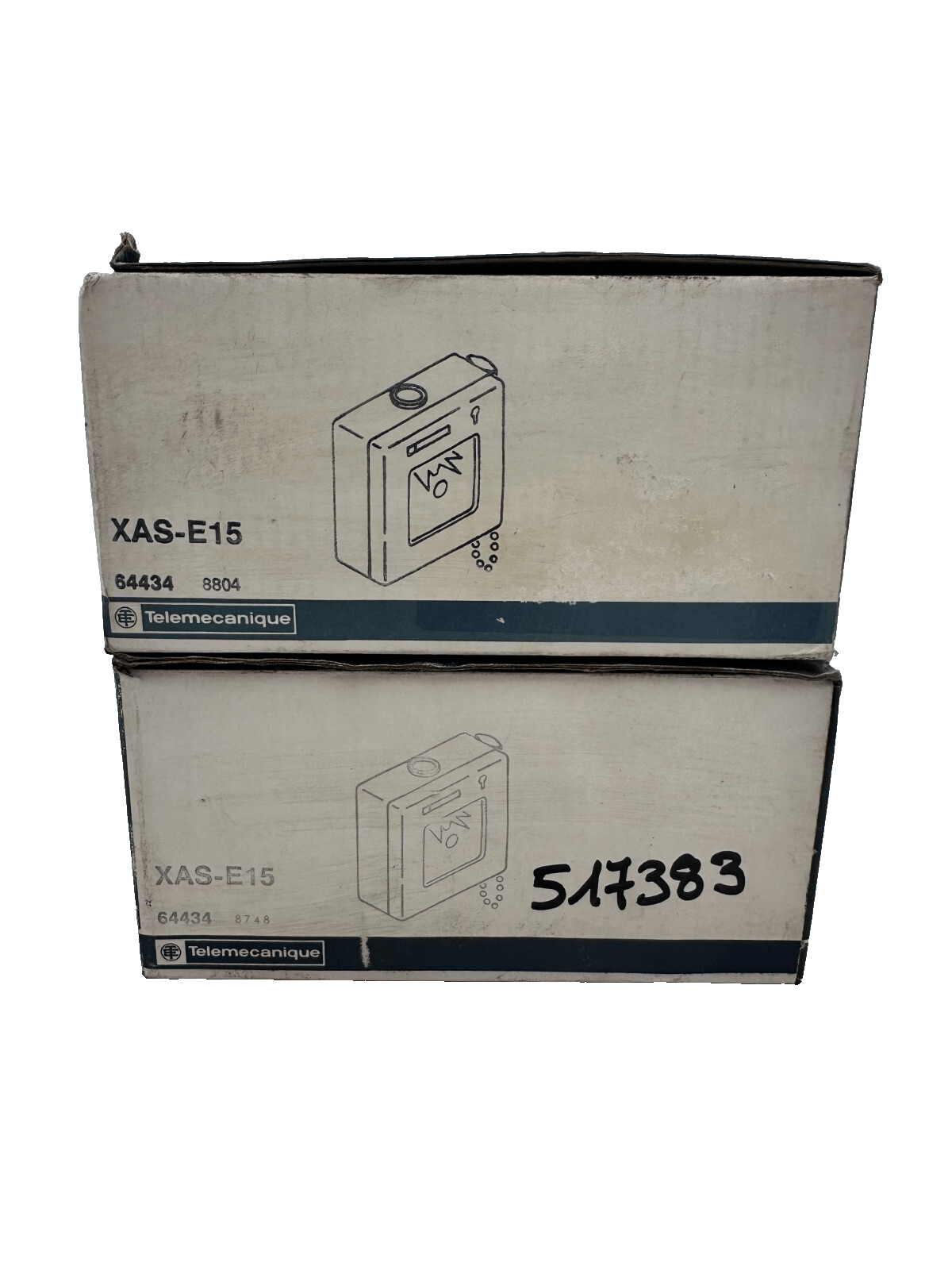TELEMECANIQUE XAS - E15 64434 INDUSTRIAL FIRE ALARM STATION x2pc - KLR Automation