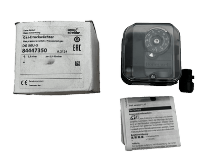 KROM SCHRODER DG 50U - 3 84447350 GAS PRESSURE SWITCH 2.5mbar - KLR Automation
