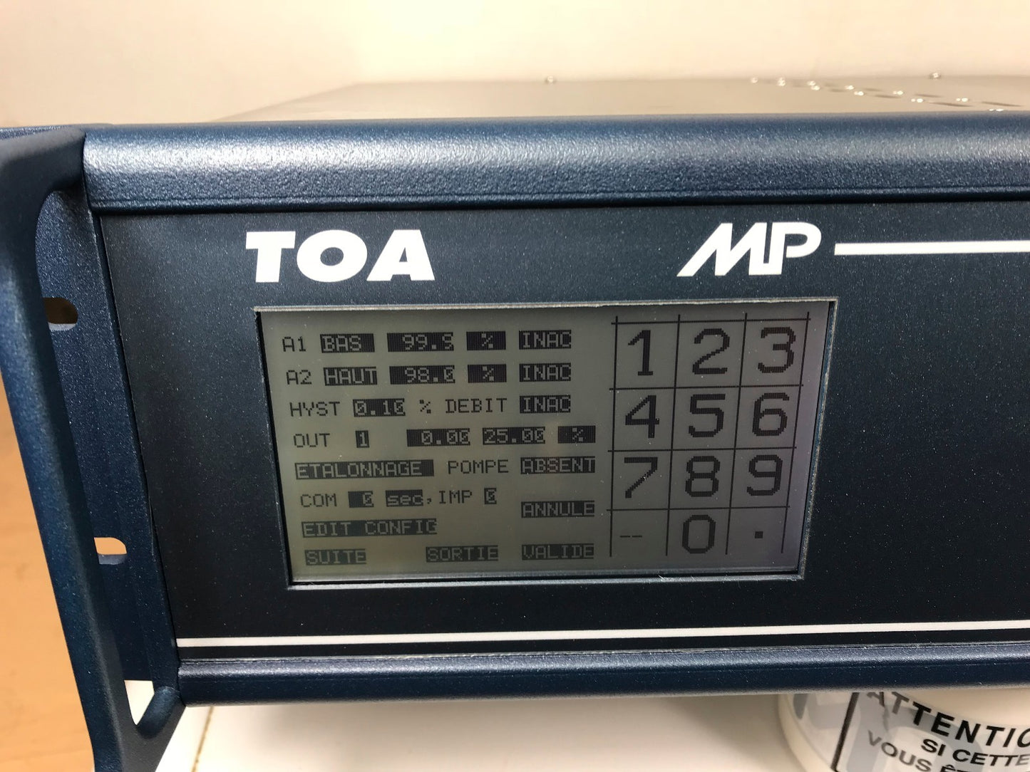 Tecora TOA MP ARCMP100 - 2.1+ Arelco Analyseur Hydrogene Sensor oxygene ARCB210+ - KLR Automation