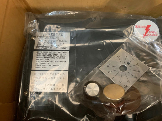 Miki Pulley inverter VFD-15A-C11