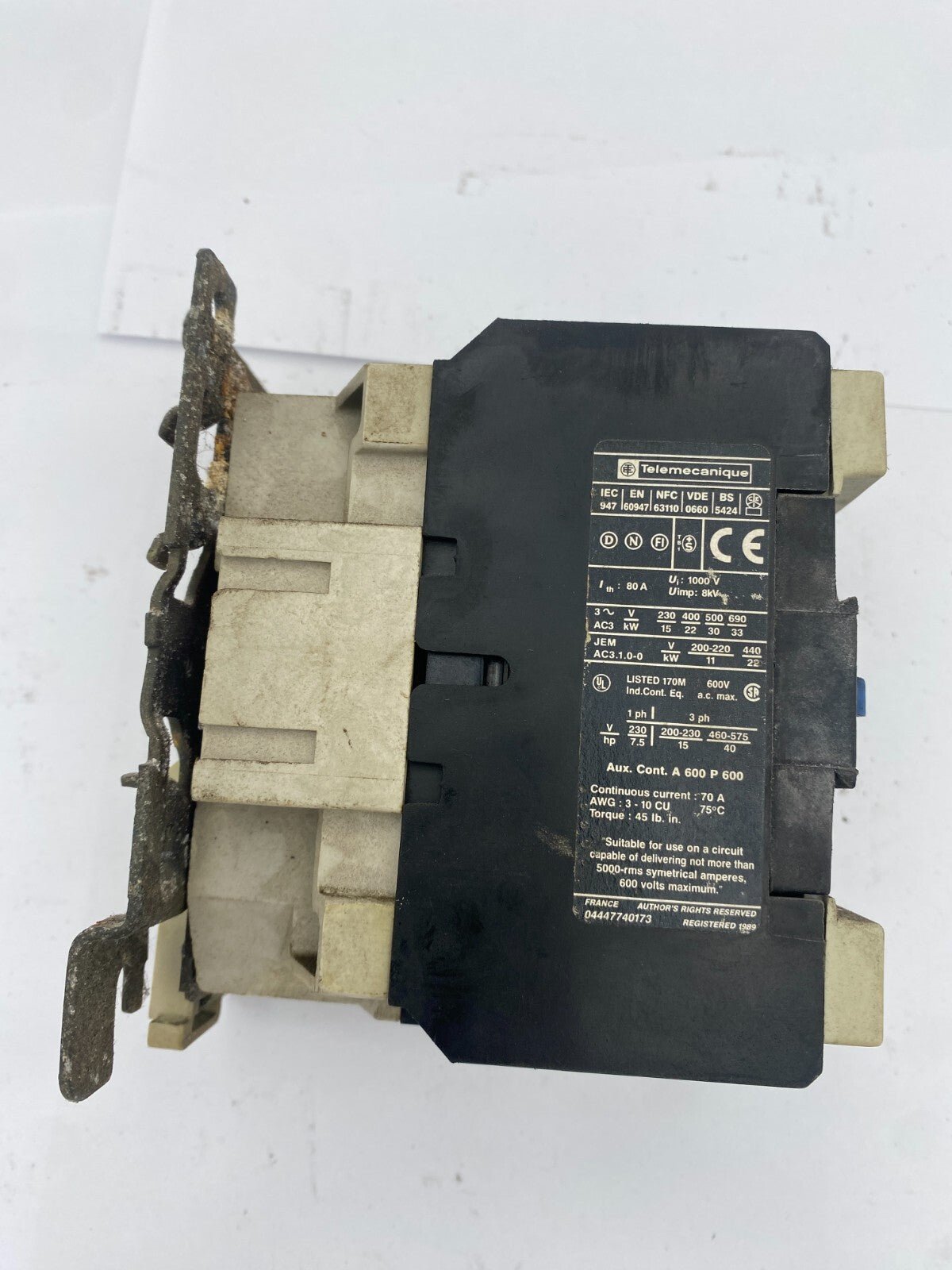 1pc x TELEMECANIQUE LC1 D50 11 + LC1 D80 11 CONTACTOR - KLR Automation
