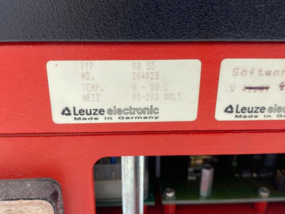 LEUZE ELECTRONIC DD 55 Displaydecoder V44.20 -used- 50019903 without key