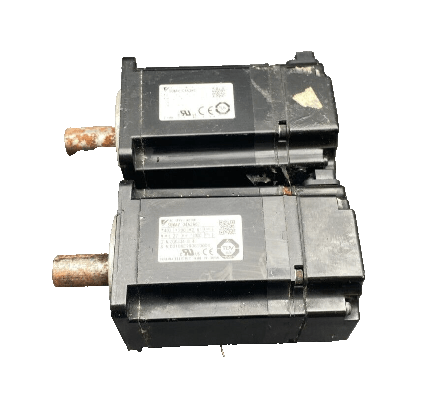 OMRON SGMAV - 04A3A61 400W 200V 2.6A 1.27 Nm 3000 tr/min 3PH AC SERVOMOTOR x1pc - KLR Automation