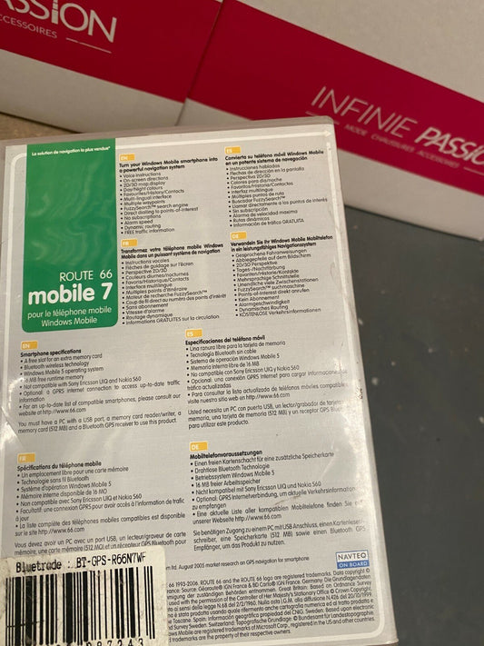 Lot de 7 Route 66 Mobile 7 Navigation Windows Mobile Phone - KLR Automation