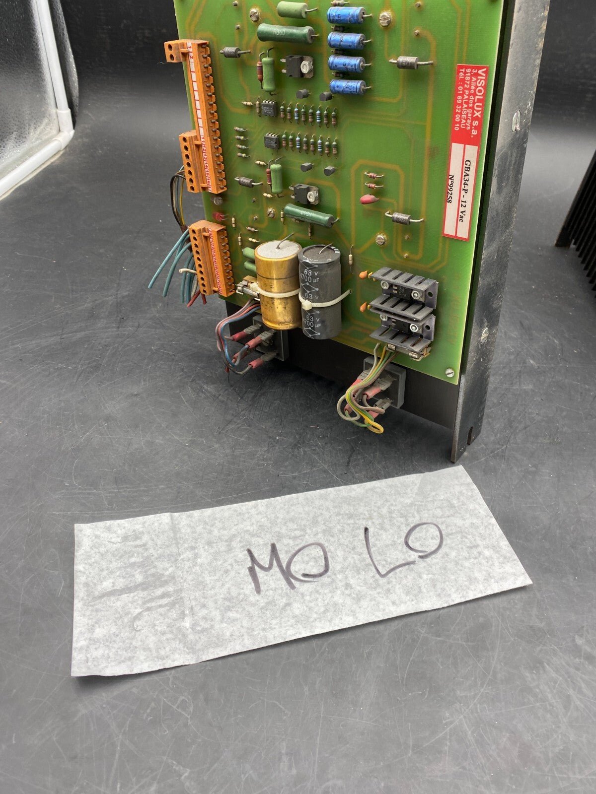 1pc x VISOLUX GBA 34/P 12VAC - KLR Automation