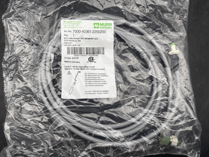 MURR ELEKTRONIC 7000 - 40361 - 2250200 x1pc - KLR Automation