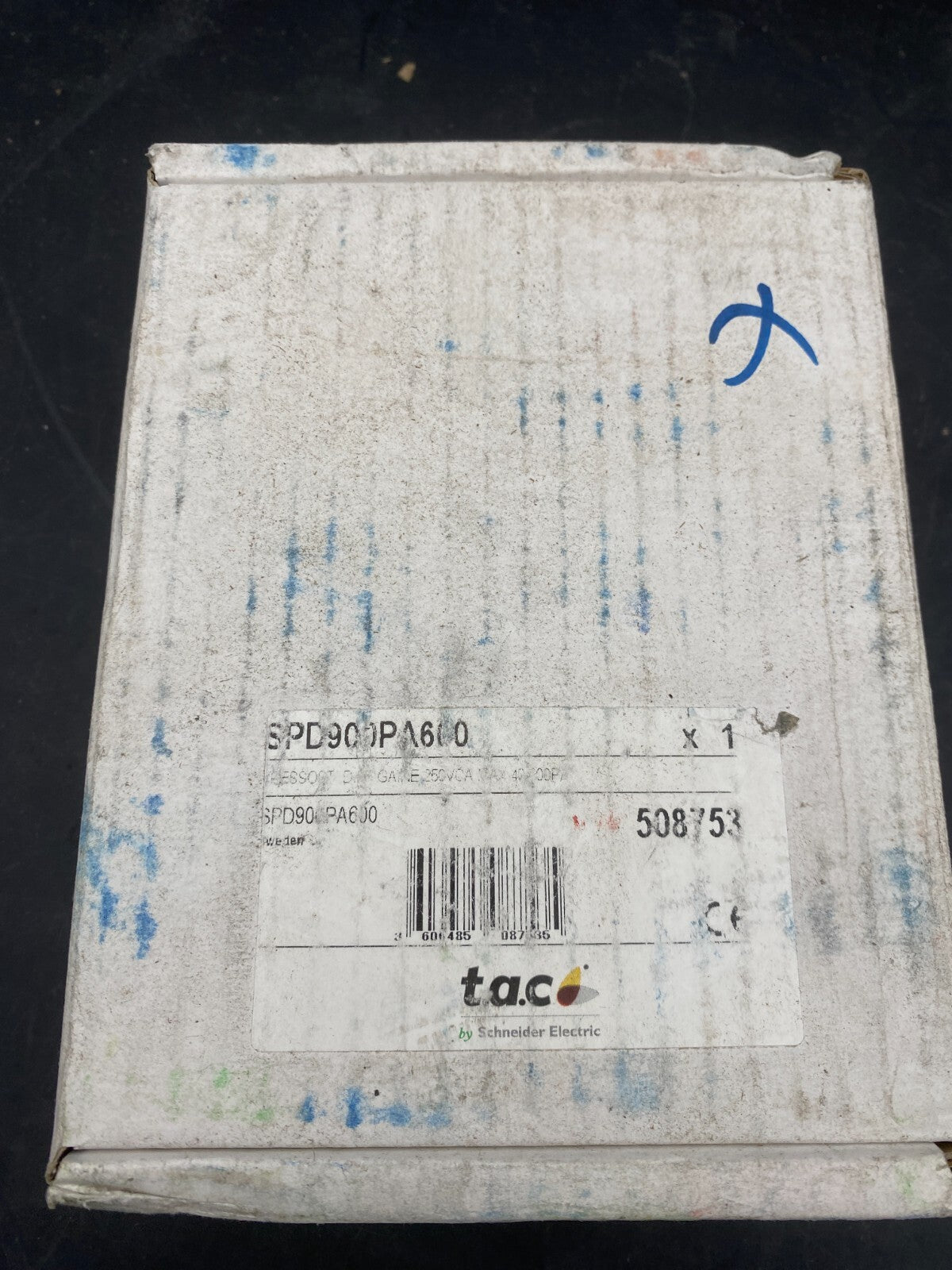SCHNEIDER ELECTRIC TAC SPD900-600PA DIFFERENTIAL PRESSURE SWITCH 0-047-0104-0